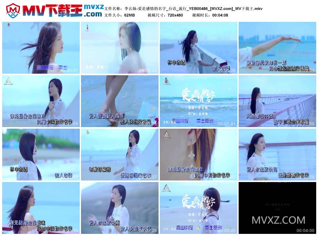 李幺妹-爱是感情的名字_台语_流行_YEB00486